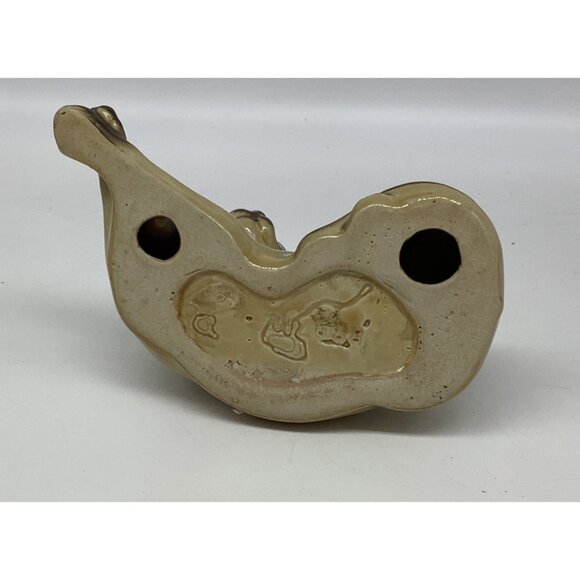 Vintage Siamese Cat Figurine Hand-Painted Ceramic 7" Brazil Collectible Home Dec - Picture 6 of 7